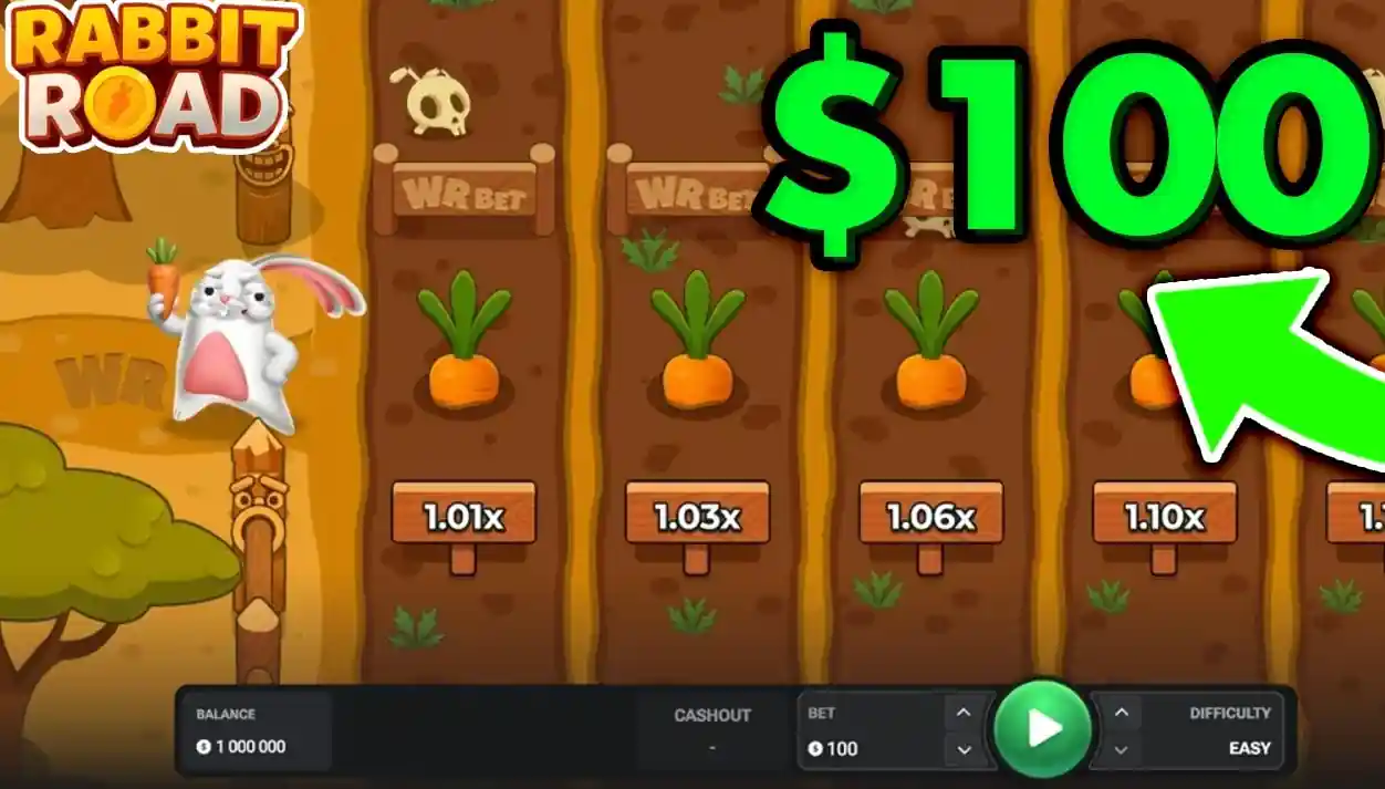Rabbit Road Casino Spielansicht